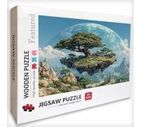Planet Wooden Jigsaw Puzzles 48x32in, Tree Jigsaw Puzzles for Adults 3000 Piece with Box, Challenging Game, Gifts for Teens, Back Lettering Easy to Distinguish, for Men Women Elders Seniors, B-7315