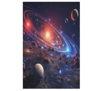 Planet Wooden Jigsaw Puzzles, Quezzle - 1000 Piece Puzzle Board Game, Best Gift for Adults And Kids, Family Game, (78×53cm)