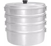 Planet07 Aluminium Momos Steamer 8" With 4 Tier Water Capacity 2.3 Liters