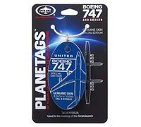 Planetags - United B747 - Stratolaunch - Keychain, Blue, One size fits most