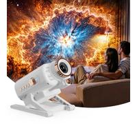 Planetarium 3D Galaxy Projector, Built-in 60 Scene Modes, with Bluetooth Speaker & Remote Control, Star Projector Light for Living Room Bedroom, Suitable forr Gifts for Kids, Adult（Robot Dog White）
