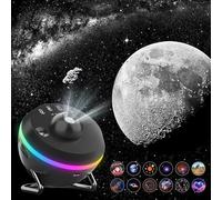 Planetarium Galaxy Projector for Bedroom, HD 13 in 1 Star Projector for Adults Kids, Galaxy Night Light with Meteor Milky Way Adjustable Knob Timer RGB Lighting, Space Lamp Room Decor for Teens