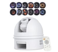 Planetarium Projector, 12 in 1 Galaxy Star Light Projector with HD Image, Bluetooth Speaker & 8 White Noise, Adjustable Definition/Speed/Brightness, Remote & Timer Night Light for Bedroom Home Decor