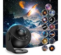 Planetarium Projector for Bedroom, 13 in 1 Galaxy Star Projector Light, Nebula Night Light with Timer, LED Space Galaxy Lamp Room Decor for Adults Kids, Black