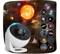 Planetarium Projector for Bedroom, Star Projector Nebula Night Light with Timer, Galaxy with 13 Film Discs, Starry Night Light Space Lamp for Adults and Children, White