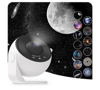 Planetarium Star Projector,FLEVO Galaxy Projector for Bedroom,13 in 1 HD Realistic Starry Sky Night Light with Galaxy Discs,for Kids Ceiling Home Living Room Decor Birthday Gifts