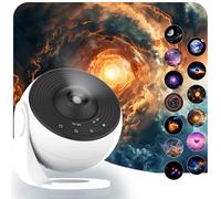 Planetarium Star Projector,FLEVO Galaxy Projector,Realistic Starry Sky Night Light with 13 HD Galaxy Discs,for Kids Bedroom Ceiling Home Living Room Decor Birthday Gifts (Bluetooth Version)