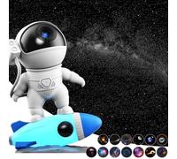 Planetarium Star Projector,Syslux Galaxy Projector for Bedroom,Astronaut Space Projector with 4K Replaceable 13 Galaxy Discs 360 Degree Rotation Real Sky Light for Kids Room Birthday Valentines Gift