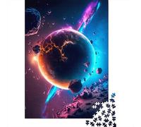 Planetary Debris Adult Jigsaw Puzzle, 1000 Pieces, 38x26cm/1000pcs; White Cardboard with Reduced Dust; A Rewarding Project to Return to