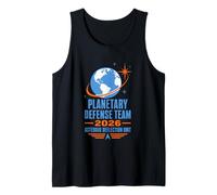 Planetary Defense Team 2026 Asteroid Deflection Unit Retro Tank Top