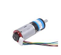 Planetary Gear Motor 24gp-370 DC24/6V With Hall Encoder Adjustable Speed And Reversible 1Pcs(Shaft length 4mm,40RPM,6V)