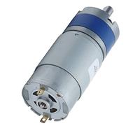 Planetary Gear Motor Reduction DC24V, DC Gear Motor with D Shaped Output Shaft, Large Torsion Low Noise Speed Reducer Motor for Home Office Robots Industrial Aut (32RPM)