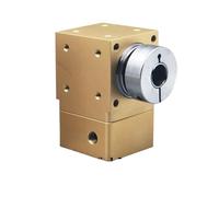 Planetary Geared Reducer 1PC Precision Right Angle Reducer Commutator Planetary Gearbox Nema 34 Stepping Or 750w Servo Motor(14mm input (step),AT85-S1 ratio 3)
