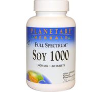Planetary Herbals, Full Spectrum Soy 1000, 1000 mg, 60 Tablets