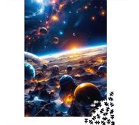 Planetary Mantle 1000-Piece Puzzle for Adults, 38x26cm/1000pcs, An Evening Activity Away from Screens; White Cardboard with Reduced Dust