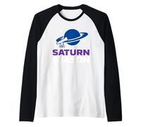 Planetary Observer Telescope Astronomy Amateur Astronomer Raglan Baseball Tee