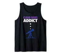Planetary Observer Telescope Astronomy Amateur Astronomer Tank Top