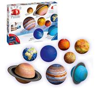 Planetary Solar System 3D Puzzle Set for Kids, 540 Piece Space and