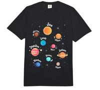 Planetary System Kids Planets Outer Space Knowledge Science Comfort Colors Adult Heavyweight T-Shirt