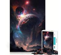 Planetary Wonderland 1000 Piece Jigsaw Puzzles for Teenagers Jigsaw Logic Train Toy Stress Relief Smooth Cut Memorable Gift (38x26cm)