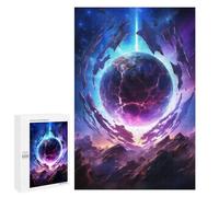 Planetary Wreckage - Decorative Wooden Puzzle, 1000 PCS, Screen-Free Activity - for Quiet Evenings And Focused Play
