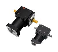 PlanetaryGearbox right angle and dual shaft output can assambled with Stepper electronic starter and servo electronic starter MQXFCZUX(NEMA 23,1 to 30)
