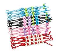 Planetgreen 12 Pack Christian Backpack Charms for Kids - WWJD, Jesus, Faith, Love Paracord Keychains - Bulk Religious Party Favors, Sunday School Gifts, VBS Rewards & Bible Study Prizes