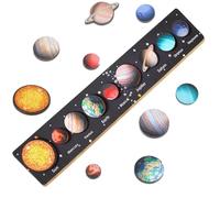 Planets for Kids Solar System,Wooden Solar System for Kids Space Planet Toys,Science Puzzle Learning Educational Resources Game Toddler Toy for 3 4 5 6 Year Old Boys Girls,Birthday Children's Day Gift
