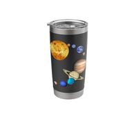 Planets in Solar System with Pluto - Science Stainless Steel Insulated Tumbler