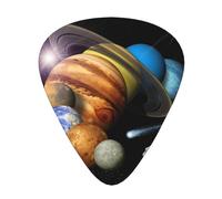 Planets Jupiter Earth Saturn Guitar Pick 12 Packs For Bass Electric Acoustic Guitar Unique Gift For Music Lover