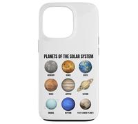 Planets of the Solar System Astronomy Science Chart Case for iPhone 13 Pro
