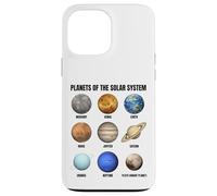 Planets of the Solar System Astronomy Science Chart Case for iPhone 13 Pro Max