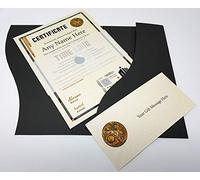 planetsforsale Doctor Who Time Lord Personalised Certificate in a Presentation Folder- with any name