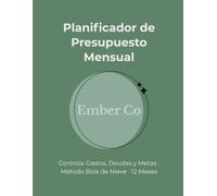 Planificador de Presupuesto Mensual: Controla Gastos, Deudas y Metas · Método Bola de Nieve · 12 Meses
