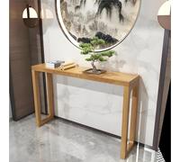 Plank+Beam Solid Wood Console Table, Rustic Farmhouse Couch Sofa Table Narrow Long Entryway Table for Hallway, Behind The Couch, Living Room, Foyer(31 lnch, Natural)