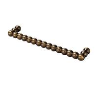 Plank Hardware Bobbin Rounded Satin Antique Effect Kitchen Cabinet D-Shaped Pull Handle (L)17.5Cm (D)35mm, 225G