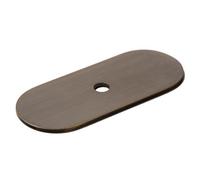 Plank Hardware Cohen Bronze Effect Brass Pill Cabinet Knob Backplate