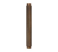Plank Hardware Knurled Satin Antique Brass Kitchen Cabinet Bar Pull Handle (L)1.2Cm (D)27mm, 110G