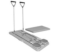 Plank Trainer Abdominal Board,Pilates Sliding Board Trainer - Enlarged Thickened Elbow Support Pads Automatic Rebound Tool for Men Women Balance Back