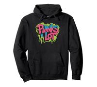 Planks A Lot Core Workout Fitness Puns - Pullover Hoodie