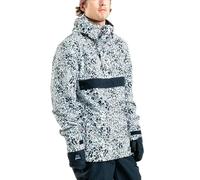 Planks Happy Days Men's Anorak Ski Jacket in Animal Bone - Waterproof Breathable Snow Coat - Snowboarding Winter Activewear Sports Outerwear - S