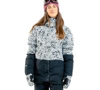 Planks Huff 'n Women's Puffa Ski Jacket in Animal Bone - Waterproof Ladies Insulated Snow Coat - Breathable Winter Activewear Sports Outerwear - L