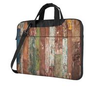 Planks Weathered Old Look Printed Waterproof Laptop Case Ultra-Thin Portable One-Shoulder Laptop Bag 600d Oxford 13in/14in/15.6in
