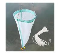 Plankton Collection Net - 64/112μm Fine Mesh, 125/200 Mesh Tow Net for Aquatic Research, 23.62" Height