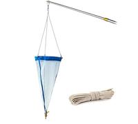 Plankton Collection Net with Telescopic Rod and Sampling Vials for Aquatic Research and Experimental Sampling