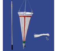 Plankton Net Collection Kit, Durable Nylon Mesh Net with Stainless Steel Ring, for Marine Biology Sampling & Water Research