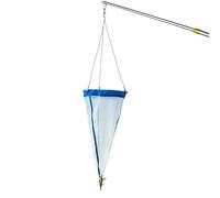Plankton Sampling Net with Retractable Pole, Portable Nylon Tow Net for Marine Research Collection