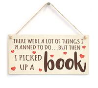 Planned Things but Then I Picked Up a Book Sign, Reading Humour