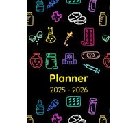 Planner 2025-2026: Agenda for Pharmacists, Pharmacy Student, Pharmacy Technician Gifts, Weekly and Monthly View