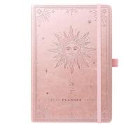 Planner 2026-2027 - Academic Planner 2026-2027, July 2026 - June 2027, 5.75" x 8.25", 2026-27 Weekly and Monthly Planner, Faux Leather planner 26-27 with Back Pocket & 40 Notes Pages - Rose Gold